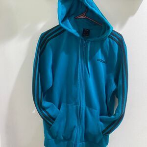 Adidas Men's Blue Hoodie